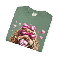 Goldendoodle Love - Comfort Colors | Trendy Women's T-Shirt. Direct to Garment. Printed & Shipped in the USA. Unisex Sizes.