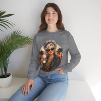 Too Old To Care, Fashionista Grandma – Gildan Heavy Blend | Trendy Women’s Soft Sweatshirt. Direct to Garment. Printed & Shipped in the USA. Unisex Sizes.