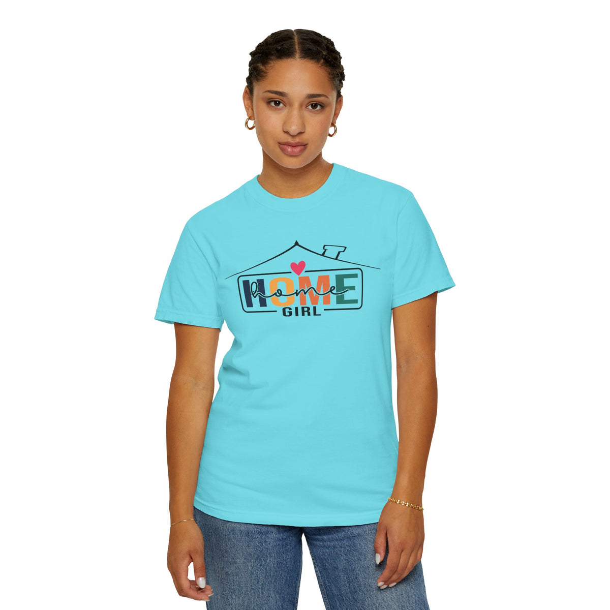 Home Girl - Real Estate Life - Comfort Colors | Trendy Women's T-Shirt. Direct to Garment. Printed & Shipped in the USA. Unisex Sizes.