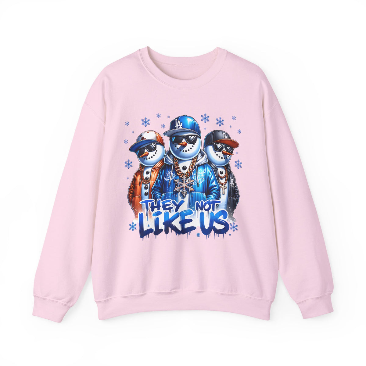 They Not Like Us Snowmen – Gildan Heavy Blend | Trendy Men's and Women’s Soft Sweatshirt. Direct to Garment. Printed & Shipped in the USA. Unisex Sizes.