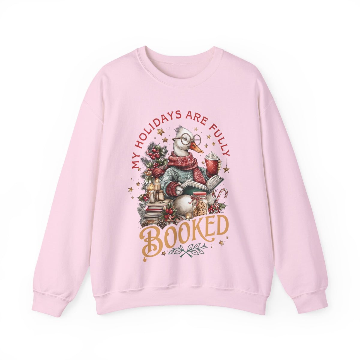 My Holidays are Fully Booked – Gildan Heavy Blend | Trendy Women’s Soft Sweatshirt. Direct to Garment. Printed & Shipped in the USA. Unisex Sizes.