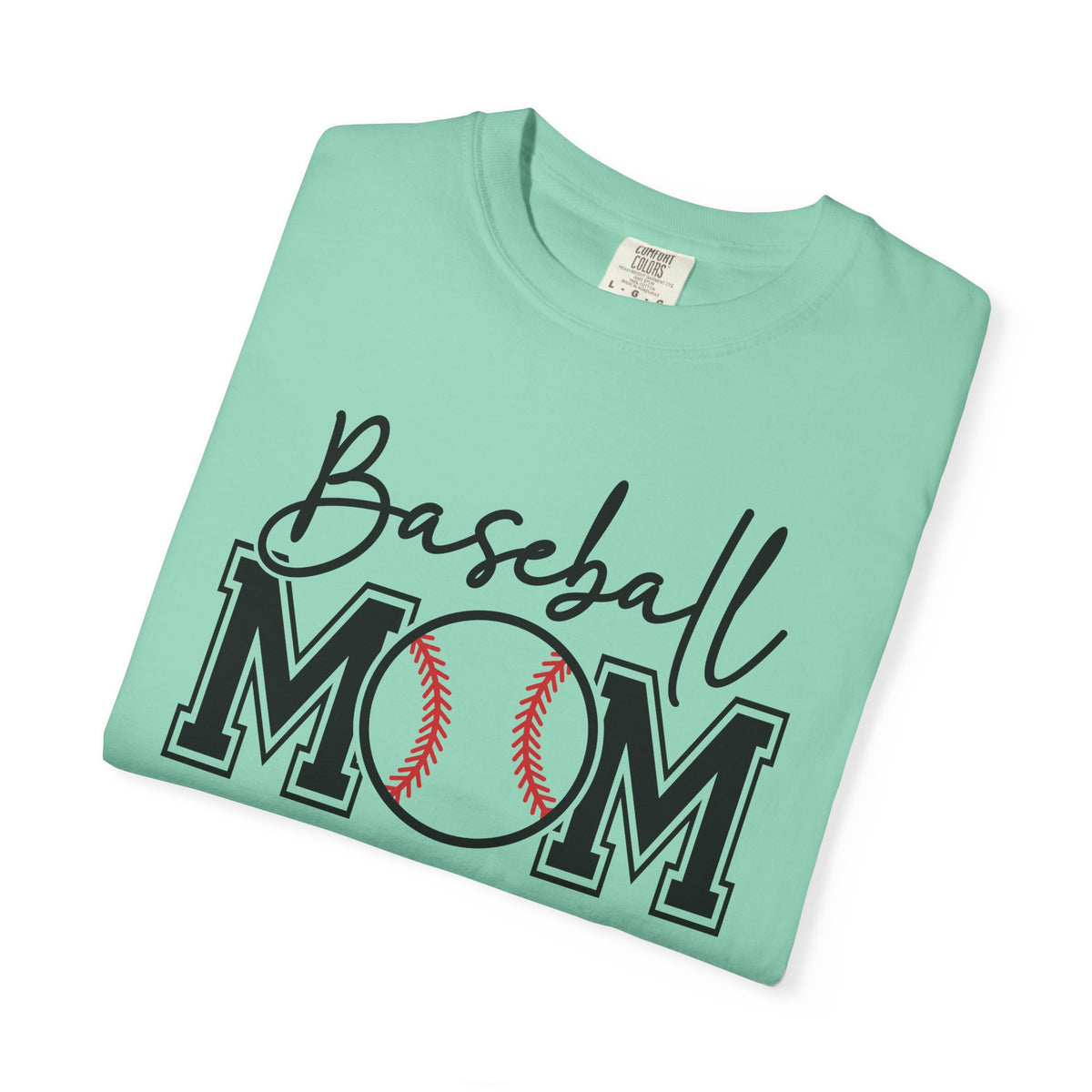 Baseball Mom - Comfort Colors | Trendy Women's T-Shirt. Direct to Garment. Printed & Shipped in the USA. Unisex Sizes.