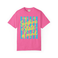 Sunshine State of Mind - Comfort Colors | Trendy Women's T-Shirt. Direct to Garment. Printed & Shipped in the USA. Unisex Sizes.