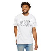 No One Fights Alone, Heroes - Comfort Colors | Trendy Women's and Men's T-Shirt. Direct to Garment. Printed & Shipped in the USA. Unisex Sizes.