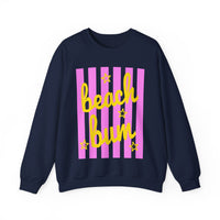 Beach Bum – Gildan Heavy Blend | Trendy Men's & Women’s Soft Sweatshirt. Direct to Garment. Printed & Shipped in the USA. Unisex Sizes.