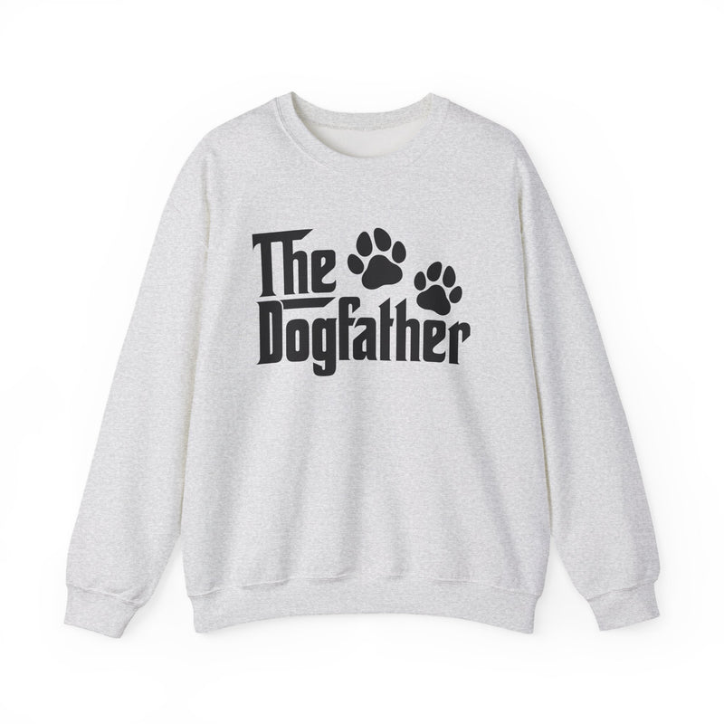 The DogFather – Gildan Heavy Blend | Trendy Men's Soft Sweatshirt. Direct to Garment. Printed & Shipped in the USA. Unisex Sizes.