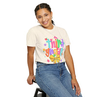 Coquette Third Grade Pencil Bow - Comfort Colors | Trendy Women's T-Shirt. Direct to Garment. Printed & Shipped in the USA. Unisex Sizes.
