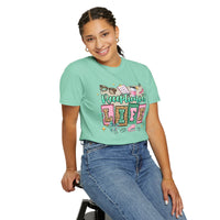 Receptionist Life - Comfort Colors | Trendy Women's T-Shirt. Direct to Garment. Printed & Shipped in the USA. Unisex Sizes.