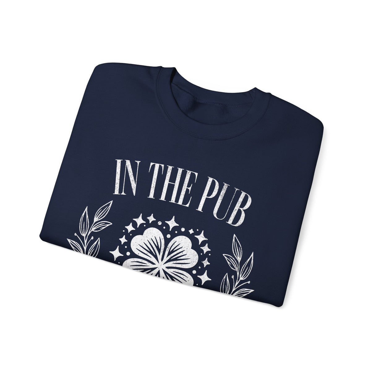 In the Pub We All Fam, Vintage – Gildan Heavy Blend | Trendy Women’s and Men's Soft Sweatshirt. Direct to Garment. Printed & Shipped in the USA. Unisex Sizes.