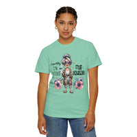 Retired Not Expired, Leopard Funny Grandma - Comfort Colors | Trendy Women's T-Shirt. Direct to Garment. Printed & Shipped in the USA. Unisex Sizes.
