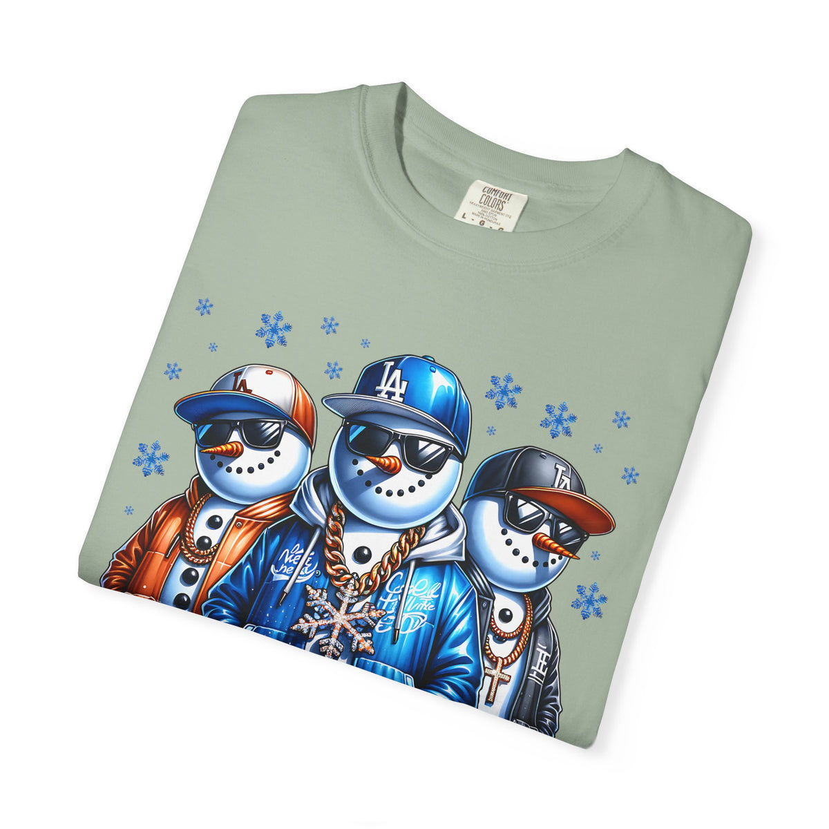 They Not Like Us Snowman - Comfort Colors | Trendy Men's and Women's T-Shirt. Direct to Garment. Printed & Shipped in the USA. Unisex Sizes.