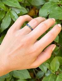 "Praise" Gold-Colored Stackable Ring
