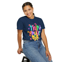 Coquette Third Grade Pencil Bow - Comfort Colors | Trendy Women's T-Shirt. Direct to Garment. Printed & Shipped in the USA. Unisex Sizes.
