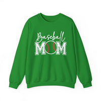 Baseball Mom – Gildan Heavy Blend | Trendy Women’s Soft Sweatshirt. Direct to Garment. Printed & Shipped in the USA. Unisex Sizes.