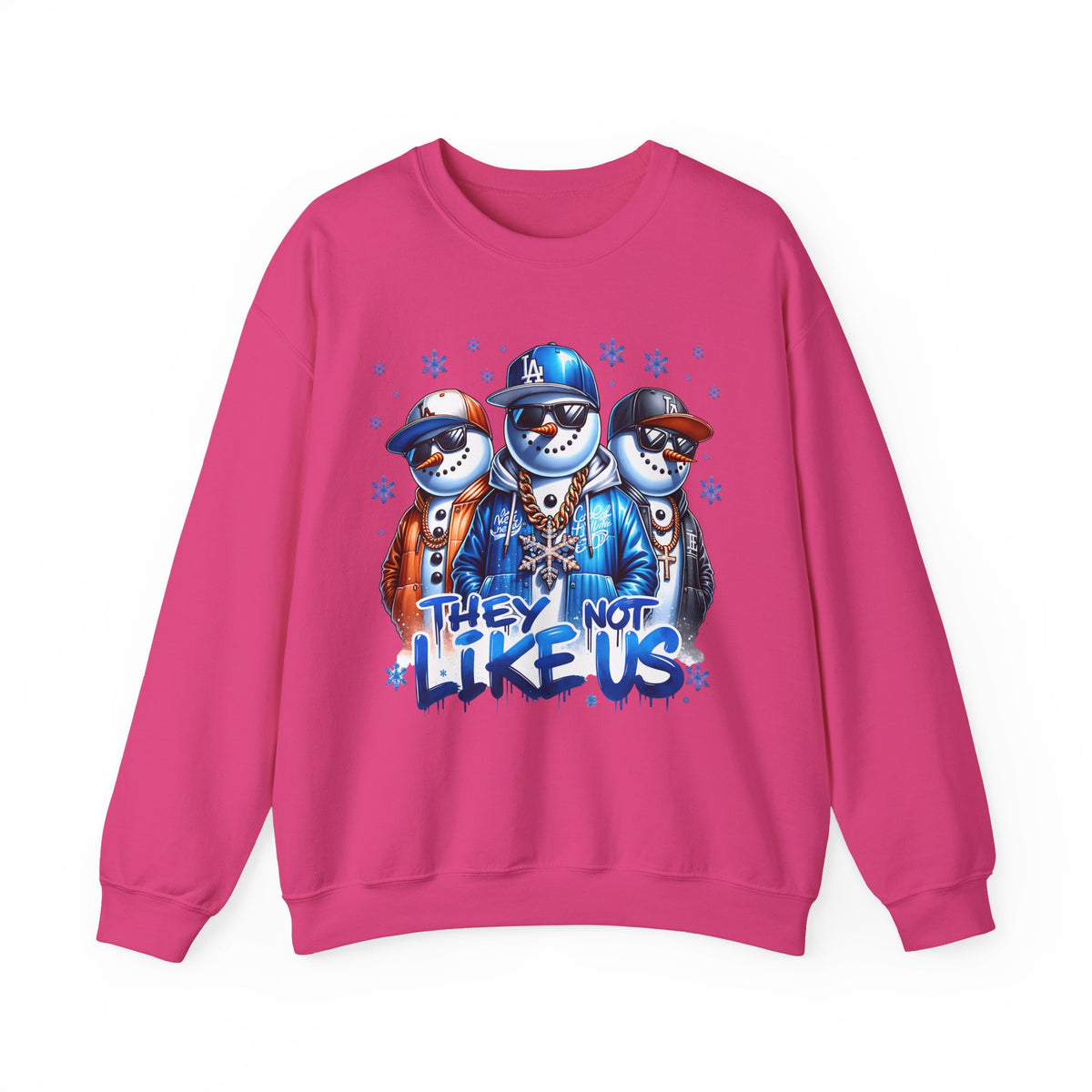 They Not Like Us Snowmen – Gildan Heavy Blend | Trendy Men's and Women’s Soft Sweatshirt. Direct to Garment. Printed & Shipped in the USA. Unisex Sizes.