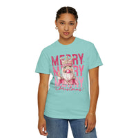 Merry Christmas — Cute Pink Bubblegum Nutcracker  - Comfort Colors | Trendy Women's T-Shirt. Direct to Garment. Printed & Shipped in the USA. Unisex Sizes.
