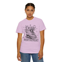 Booktrovert - Comfort Colors | Trendy Women's T-Shirt. Direct to Garment. Printed & Shipped in the USA. Unisex Sizes.