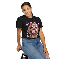Goldendoodle Love - Comfort Colors | Trendy Women's T-Shirt. Direct to Garment. Printed & Shipped in the USA. Unisex Sizes.