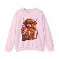 Highland Diva – Gildan Heavy Blend | Trendy Women’s Soft Sweatshirt. Direct to Garment. Printed & Shipped in the USA. Unisex Sizes.