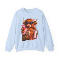Highland Diva – Gildan Heavy Blend | Trendy Women’s Soft Sweatshirt. Direct to Garment. Printed & Shipped in the USA. Unisex Sizes.