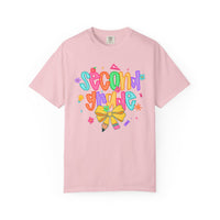 Coquette Second Grade Pencil Bow - Comfort Colors | Trendy Women's T-Shirt. Direct to Garment. Printed & Shipped in the USA. Unisex Sizes.