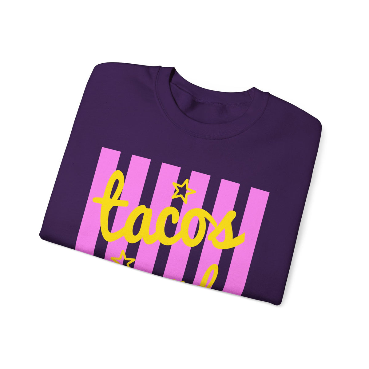 Tacos and Margs – Gildan Heavy Blend | Trendy Women’s Soft Sweatshirt. Direct to Garment. Printed & Shipped in the USA. Unisex Sizes.