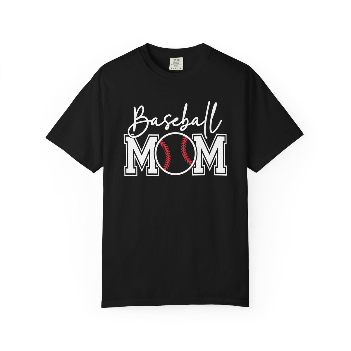 Baseball Mom - Comfort Colors | Trendy Women's T-Shirt. Direct to Garment. Printed & Shipped in the USA. Unisex Sizes.