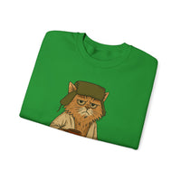 Litter's Full, Funny Cat – Gildan Heavy Blend | Trendy Men's and Women’s Soft Sweatshirt. Direct to Garment. Printed & Shipped in the USA. Unisex Sizes.