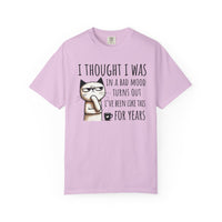 I Thought I Was In A Bad Mood, Grumpy Cat - Comfort Colors | Trendy Men's and Women's T-Shirt. Direct to Garment. Printed & Shipped in the USA. Unisex Sizes.