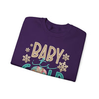 Baby It's Cold Outside Snowman – Gildan Heavy Blend | Trendy Women’s Soft Sweatshirt. Direct to Garment. Printed & Shipped in the USA. Unisex Sizes.