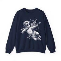 Cupid Baby, Vintage – Gildan Heavy Blend | Trendy Women’s and Men's Soft Sweatshirt. Direct to Garment. Printed & Shipped in the USA. Unisex Sizes.