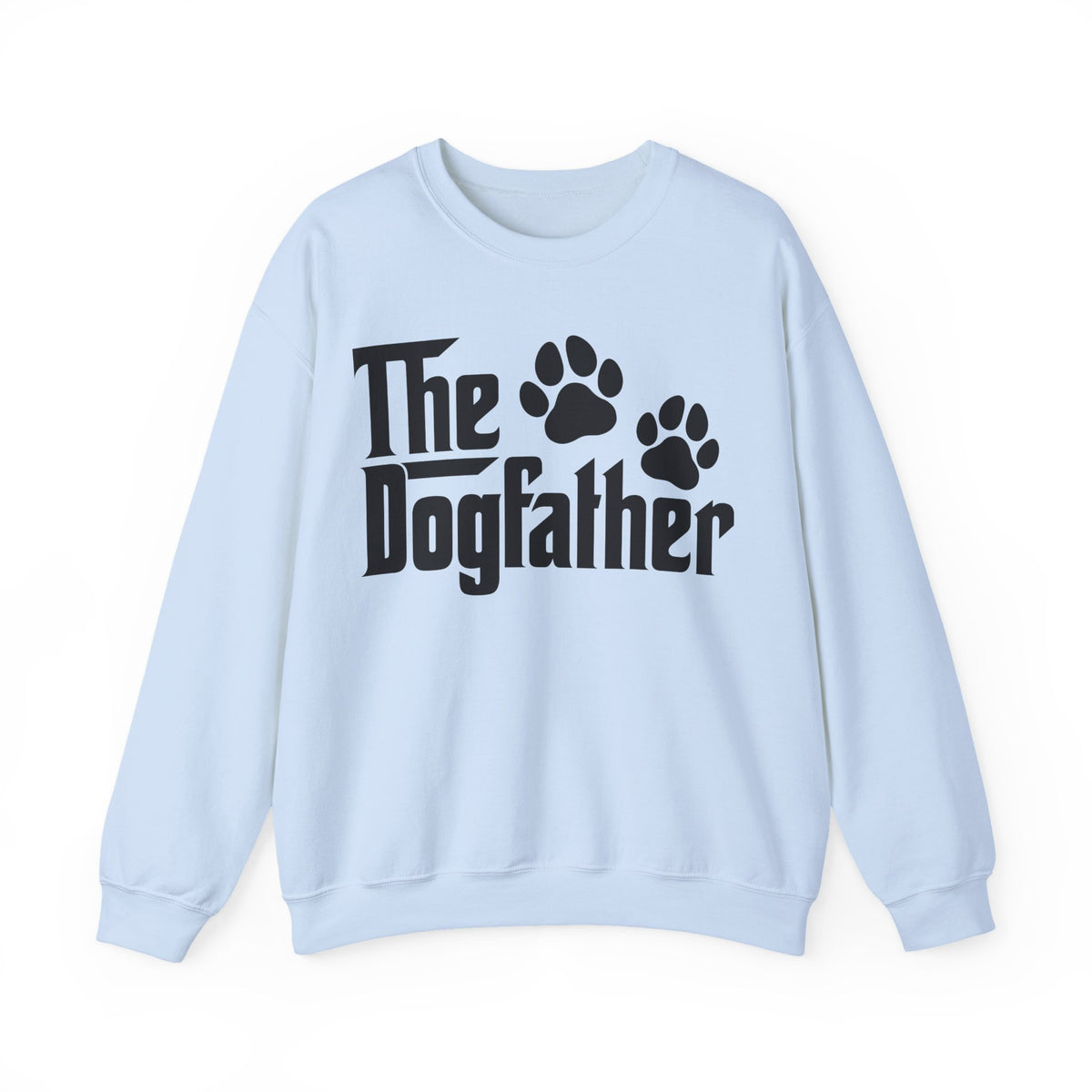 The DogFather – Gildan Heavy Blend | Trendy Men's Soft Sweatshirt. Direct to Garment. Printed & Shipped in the USA. Unisex Sizes.