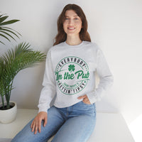 Everybody In The Pub Gettin' Tipsy – Gildan Heavy Blend | Trendy Women’s and Men's Soft Sweatshirt. Direct to Garment. Printed & Shipped in the USA. Unisex Sizes.