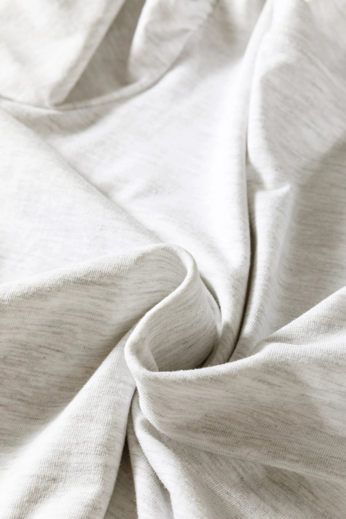 Light Ash 95% Cotton Puff Sleeve Top