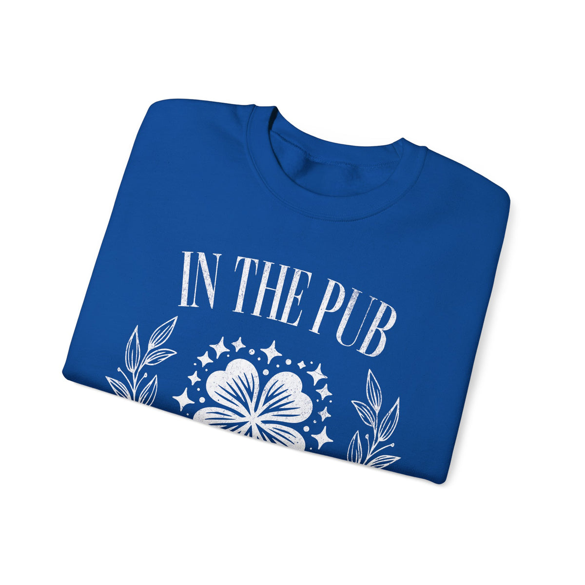 In the Pub We All Fam, Vintage – Gildan Heavy Blend | Trendy Women’s and Men's Soft Sweatshirt. Direct to Garment. Printed & Shipped in the USA. Unisex Sizes.