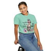 Retired Not Expired, Leopard Funny Grandma - Comfort Colors | Trendy Women's T-Shirt. Direct to Garment. Printed & Shipped in the USA. Unisex Sizes.