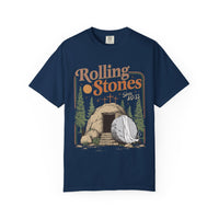 Rolling Stones "Since AD 33" Easter Empty Tomb Christian - Comfort Colors | Trendy Men's and Women's T-Shirt. Direct to Garment. Printed & Shipped in the USA. Unisex Sizes.