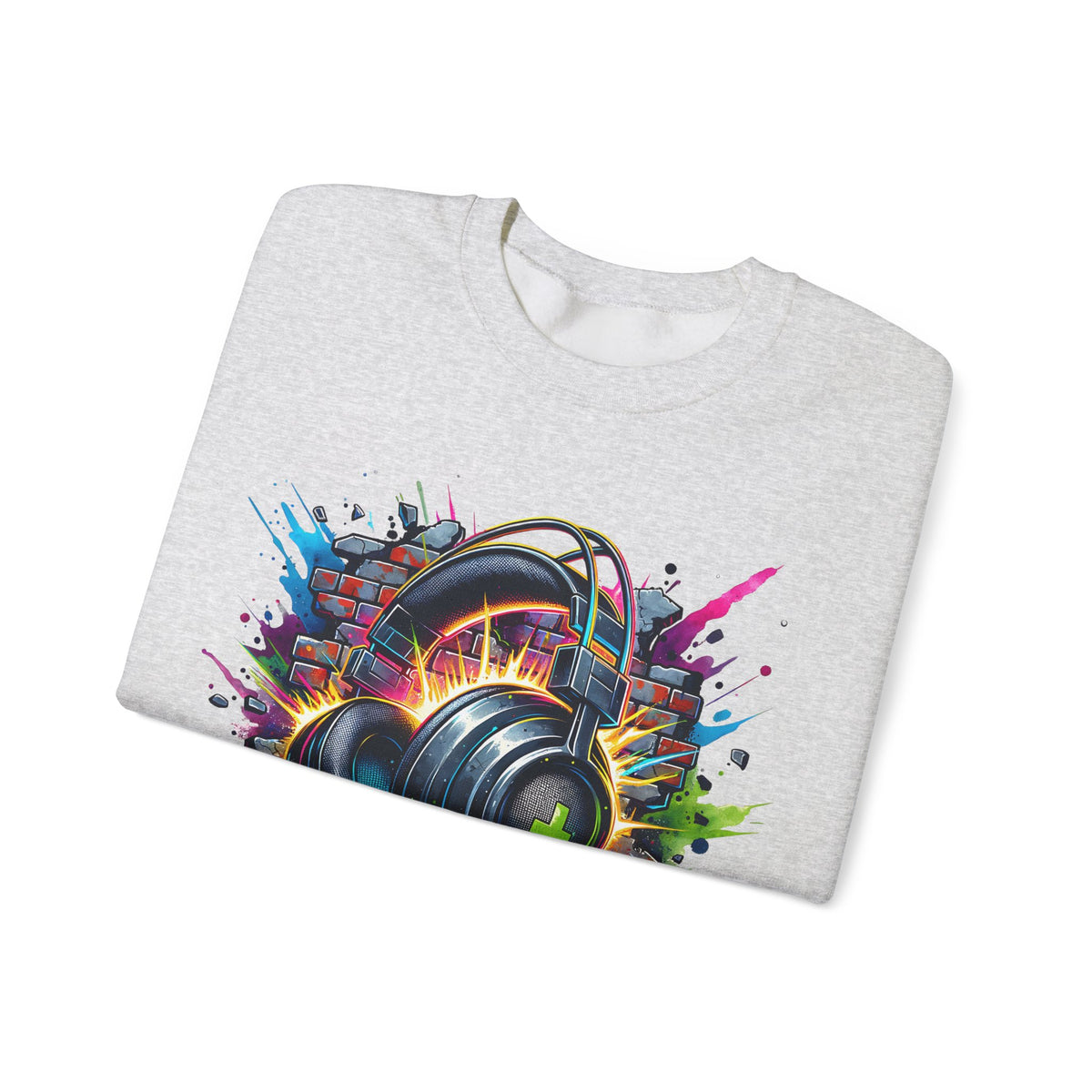 Gaming Headset I Can't Hear You, I'm Gaming – Gildan Heavy Blend | Trendy Women’s and Men's Soft Sweatshirt. Direct to Garment. Printed & Shipped in the USA. Unisex Sizes.