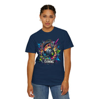 Gaming Headset I Can't Hear You, I'm Gaming - Comfort Colors | Trendy Men's And Women's T-Shirt. Direct to Garment. Printed & Shipped in the USA. Unisex Sizes.