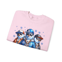They Not Like Us Snowmen – Gildan Heavy Blend | Trendy Men's and Women’s Soft Sweatshirt. Direct to Garment. Printed & Shipped in the USA. Unisex Sizes.