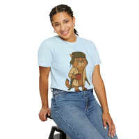 Litter's Full, Funny Cat - Comfort Colors | Trendy Men's and Women's T-Shirt. Direct to Garment. Printed & Shipped in the USA. Unisex Sizes.