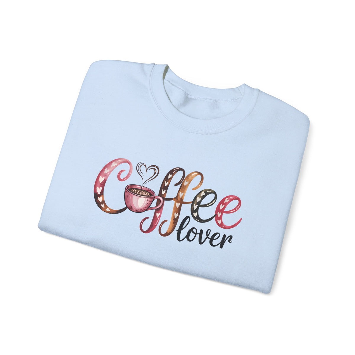 Coffee Lover – Gildan Heavy Blend | Trendy Women’s Soft Sweatshirt. Direct to Garment. Printed & Shipped in the USA. Unisex Sizes.
