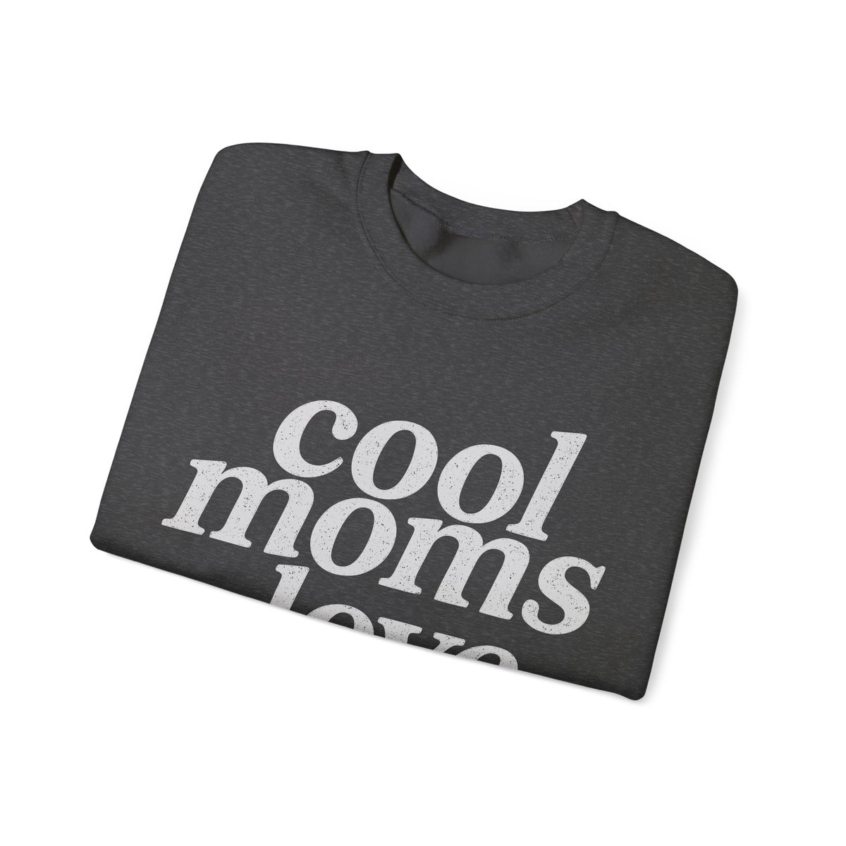 Cool Moms Love Jesus, Vintage – Gildan Heavy Blend | Trendy Women’s Soft Sweatshirt. Direct to Garment. Printed & Shipped in the USA. Unisex Sizes.