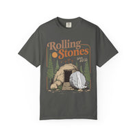 Rolling Stones "Since AD 33" Easter Empty Tomb Christian - Comfort Colors | Trendy Men's and Women's T-Shirt. Direct to Garment. Printed & Shipped in the USA. Unisex Sizes.