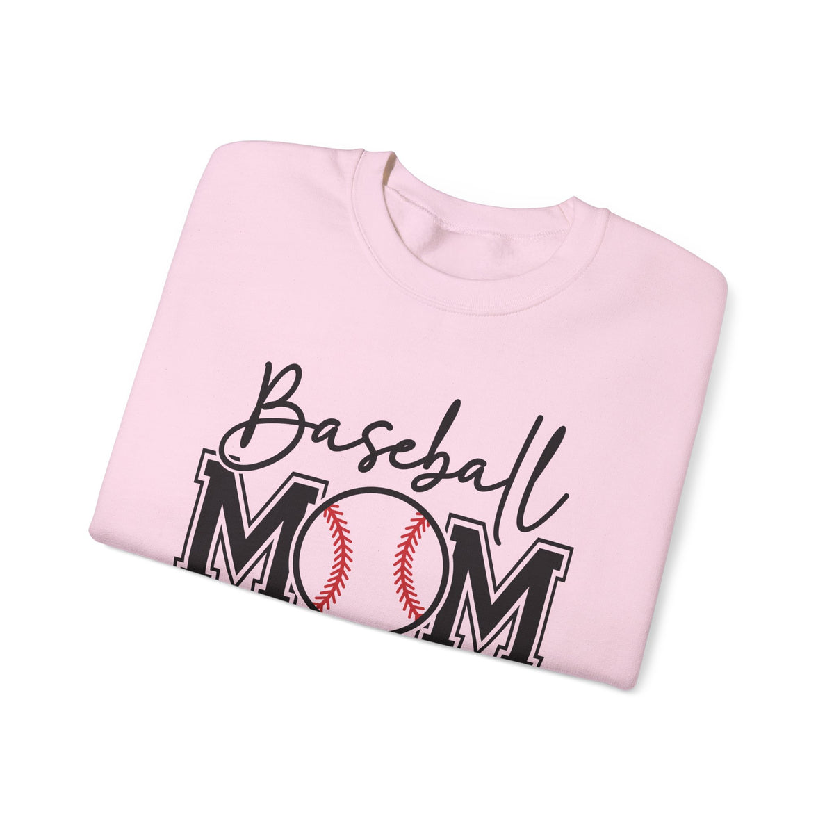 Baseball Mom – Gildan Heavy Blend | Trendy Women’s Soft Sweatshirt. Direct to Garment. Printed & Shipped in the USA. Unisex Sizes.
