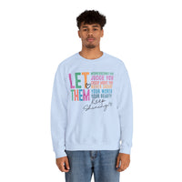 Let Them - Keep Shining – Gildan Heavy Blend | Trendy Women’s Soft Sweatshirt. Direct to Garment. Printed & Shipped in the USA. Unisex Sizes.