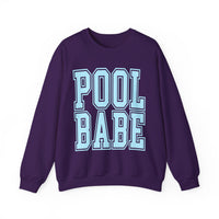 Pool Babe – Gildan Heavy Blend | Trendy Women’s Soft Sweatshirt. Direct to Garment. Printed & Shipped in the USA. Unisex Sizes.
