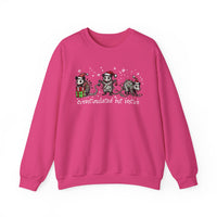 Overstimulated But Festive Christmas Possums – Gildan Heavy Blend | Trendy Women’s and Men's Soft Sweatshirt. Direct to Garment. Printed & Shipped in the USA. Unisex Sizes.