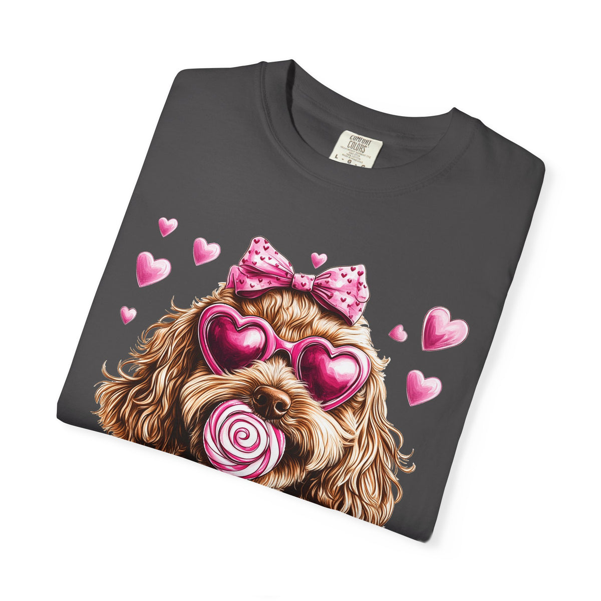 Goldendoodle Love - Comfort Colors | Trendy Women's T-Shirt. Direct to Garment. Printed & Shipped in the USA. Unisex Sizes.