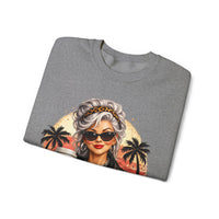 Too Old To Care, Fashionista Grandma – Gildan Heavy Blend | Trendy Women’s Soft Sweatshirt. Direct to Garment. Printed & Shipped in the USA. Unisex Sizes.